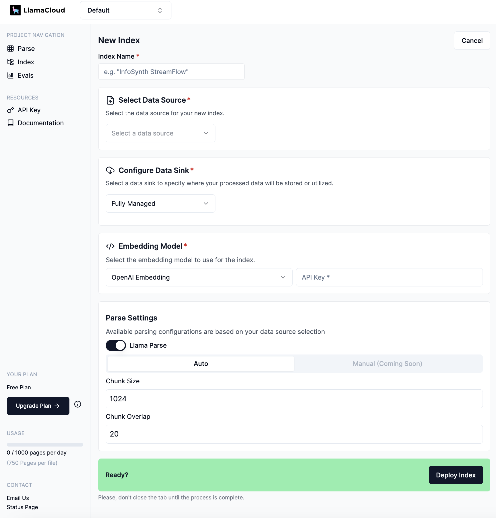 configure