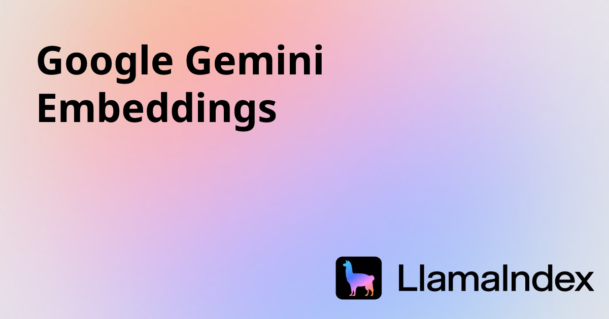 Google Gemini Embeddings | Developer Documentation
