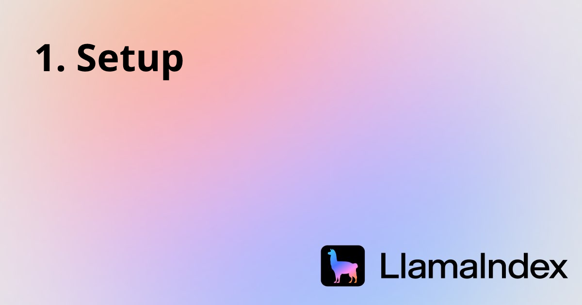 1. Setup | Developer Documentation