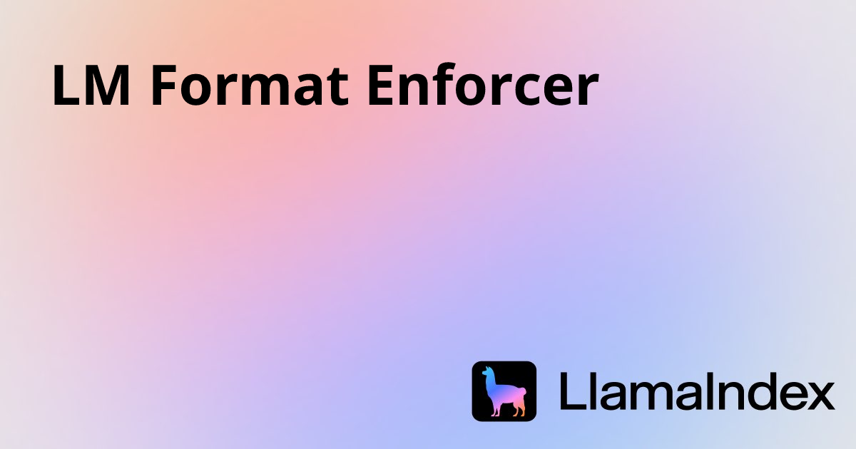 LM Format Enforcer | Developer Documentation