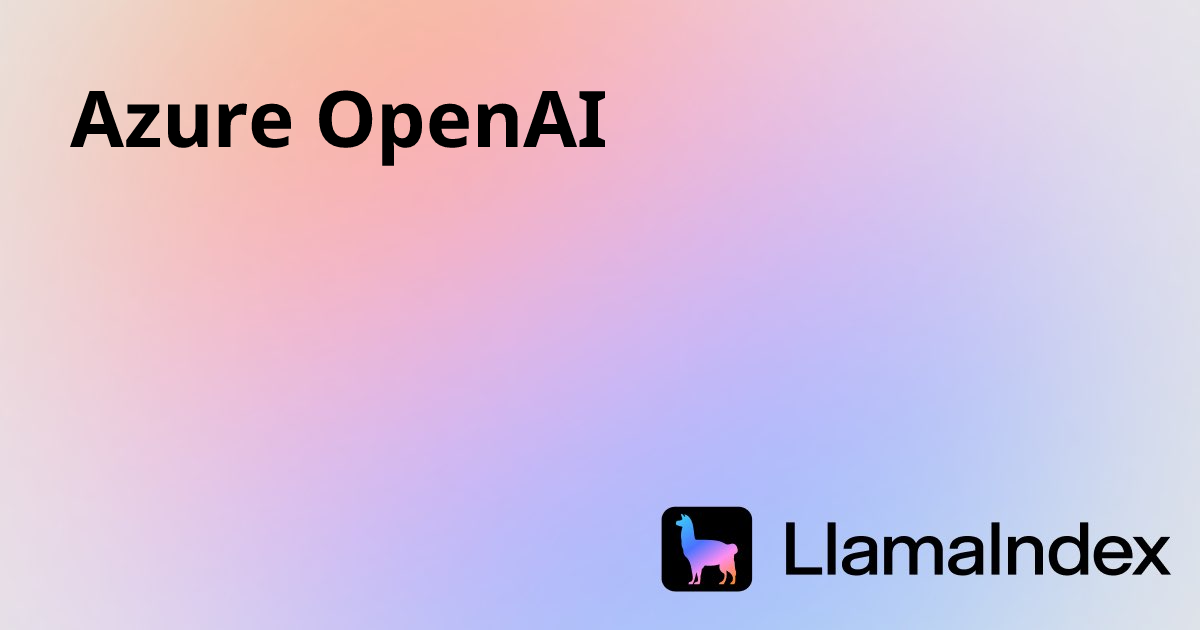 Azure OpenAI | Developer Documentation