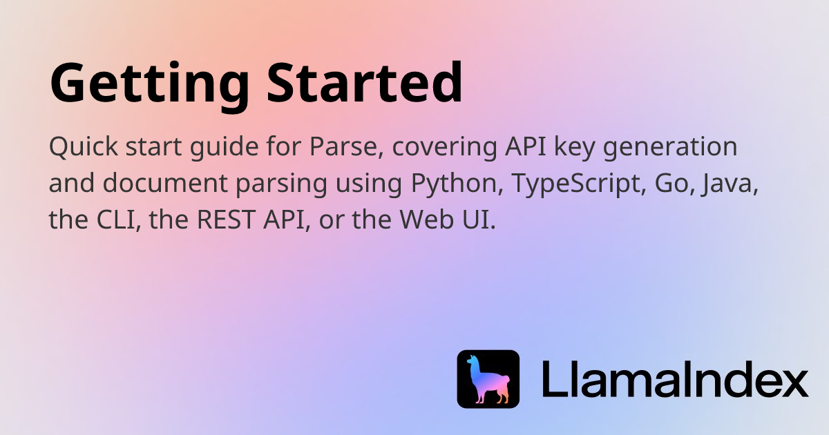 Getting Started | Developer Documentation