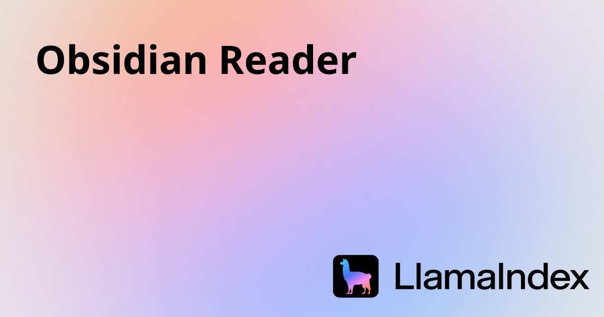 Obsidian Reader | Developer Documentation