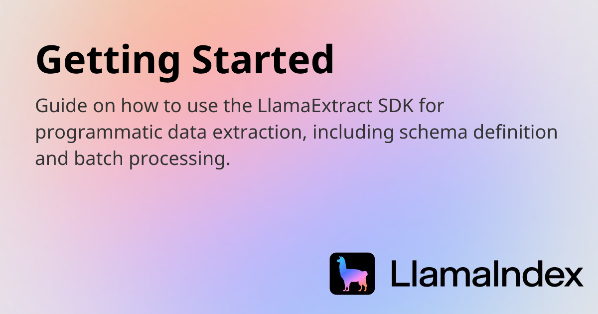 Getting Started | Developer Documentation