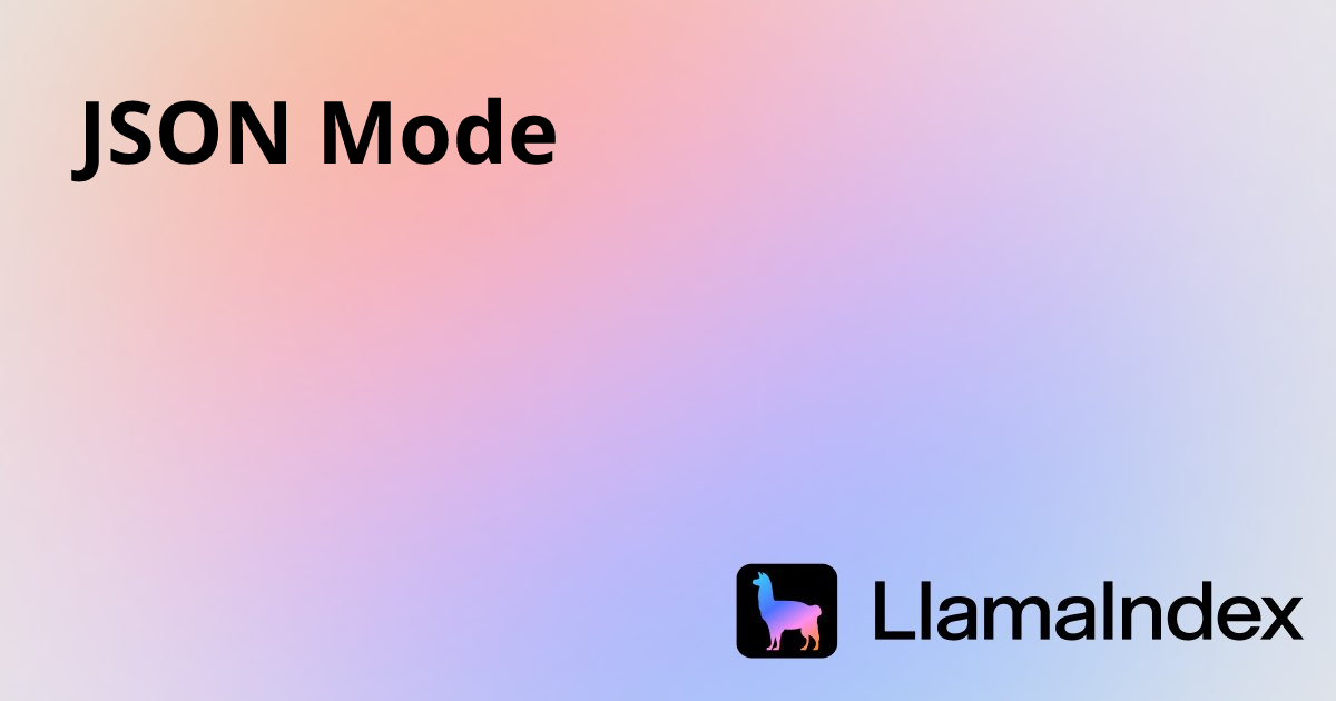 JSON Mode | Developer Documentation