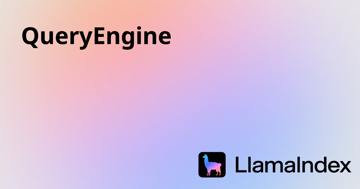QueryEngine | Developer Documentation