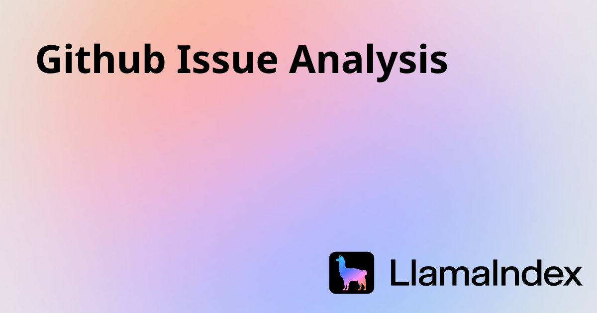 Github Issue Analysis | Developer Documentation