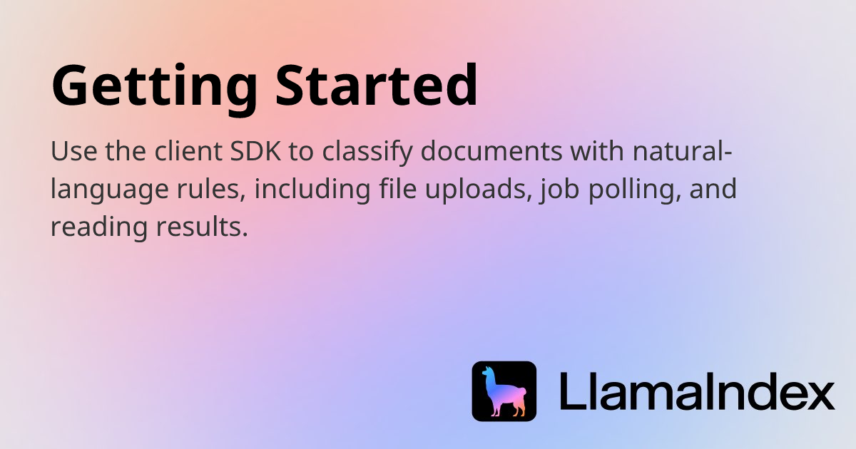 Getting Started | Developer Documentation